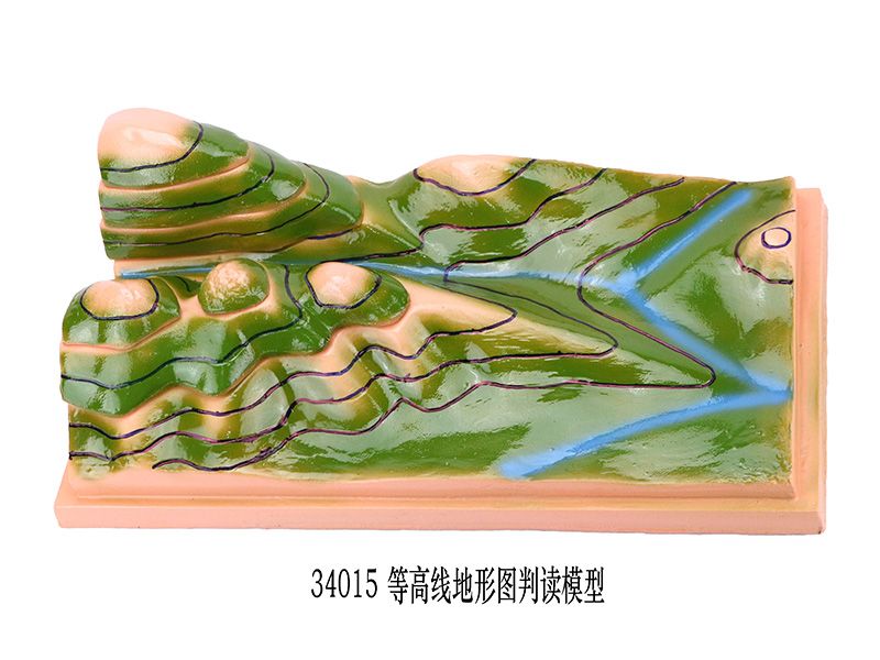 等高線地形圖判讀模型